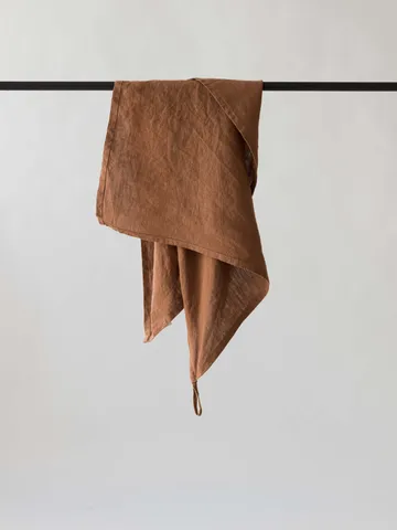 Washed linen servetti - Amber (ruskea) - Tell Me More