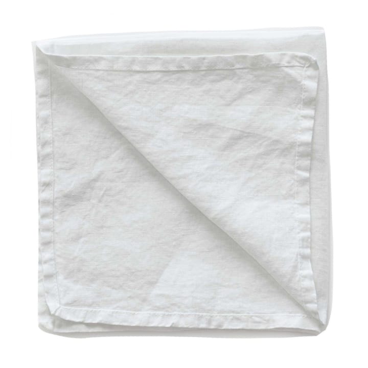 Washed linen servetti - Bleached white - Tell Me More