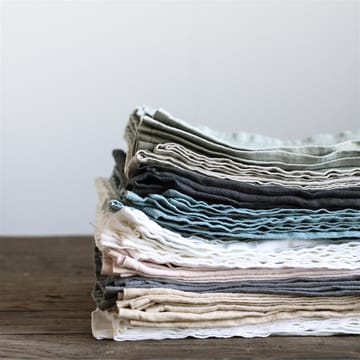 Washed linen servetti - tummanharmaa - Tell Me More