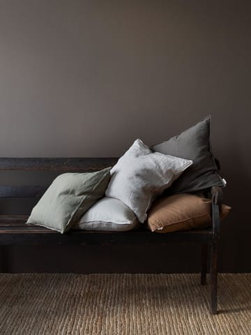 Washed linen tyynynpäällinen 50 x 50 cm - Hiiriharmaa - Tell Me More
