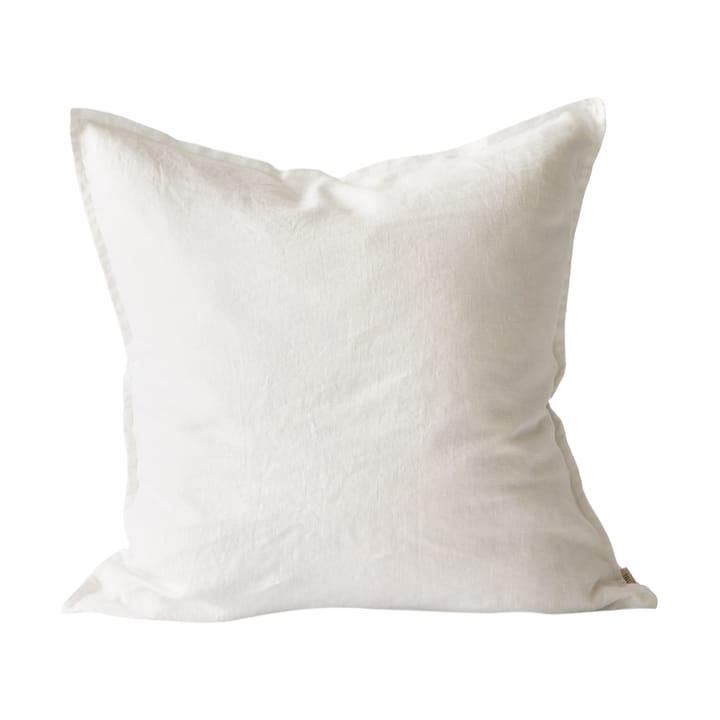 Washed linen tyynynpäällinen 50 x 50 cm - Valkaistu valkoinen - Tell Me More