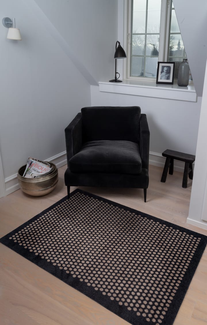 Dots käytävämatto, Black-sand, 90 x 130 cm tica copenhagen