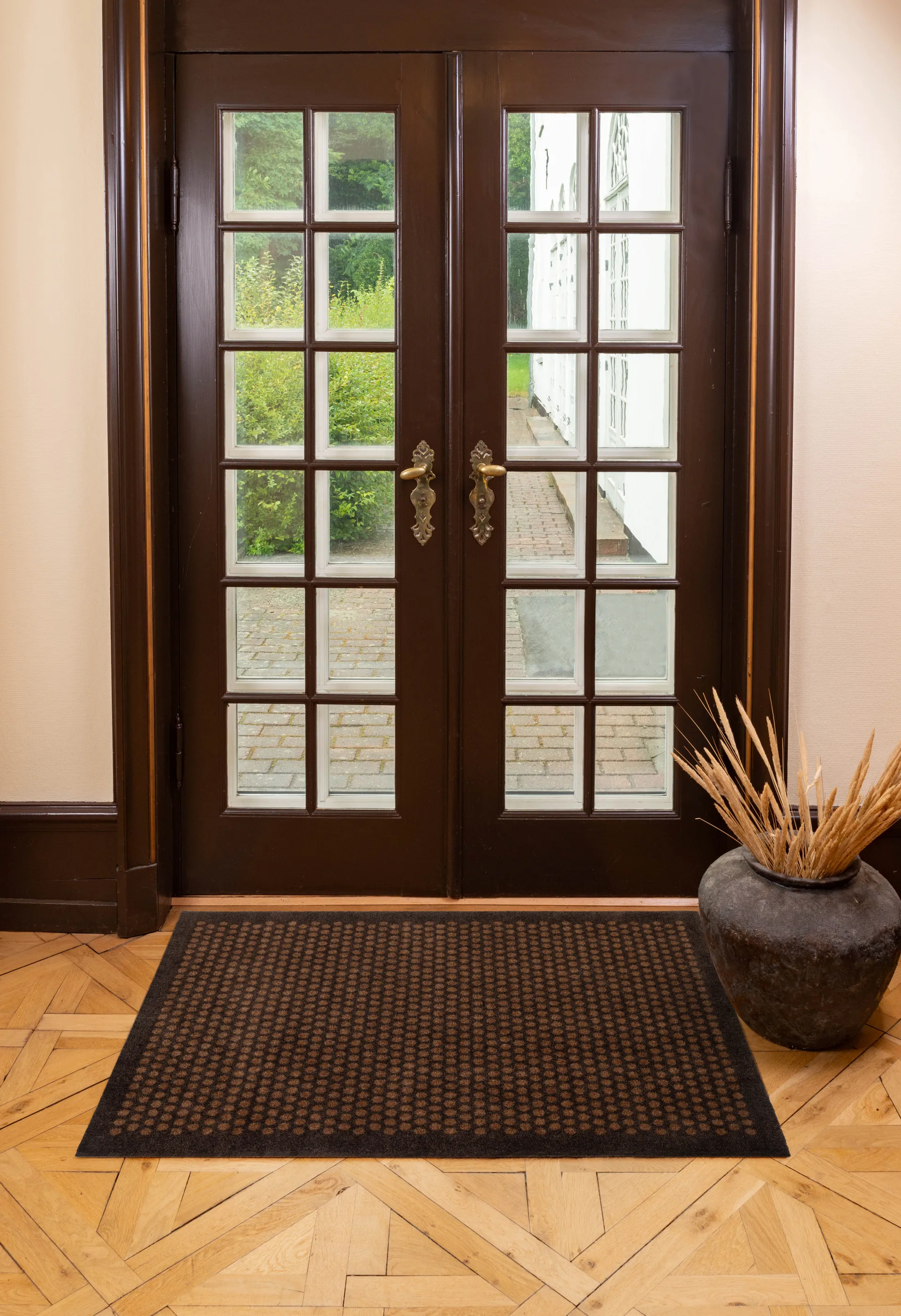 Dots käytävämatto, Cognac-brown, 90x130 cm tica copenhagen