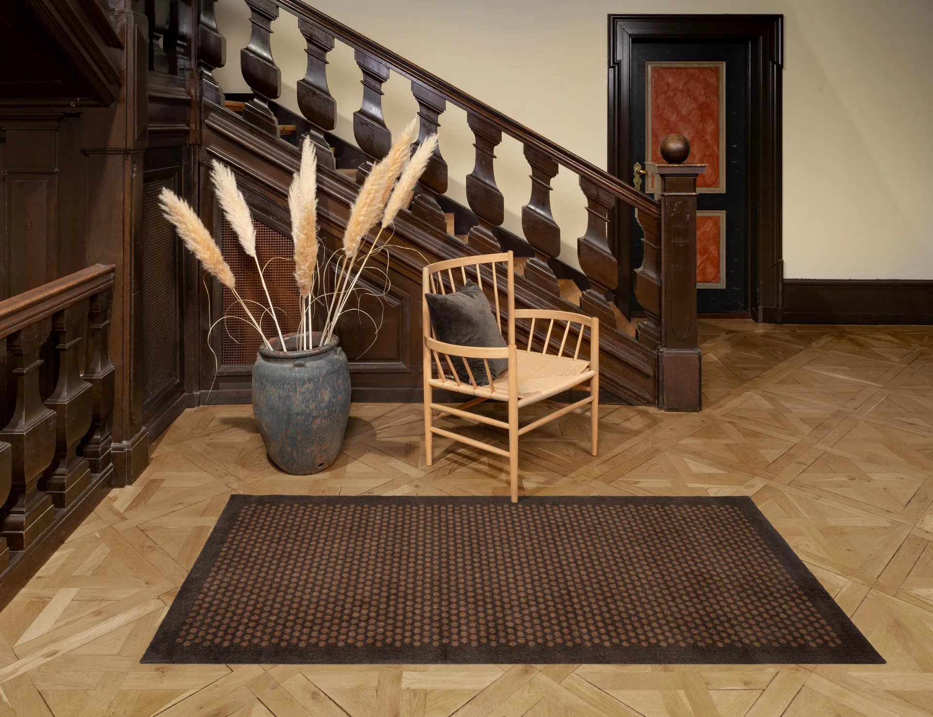 Dots käytävämatto, Cognac-brown, 90x200 cm tica copenhagen