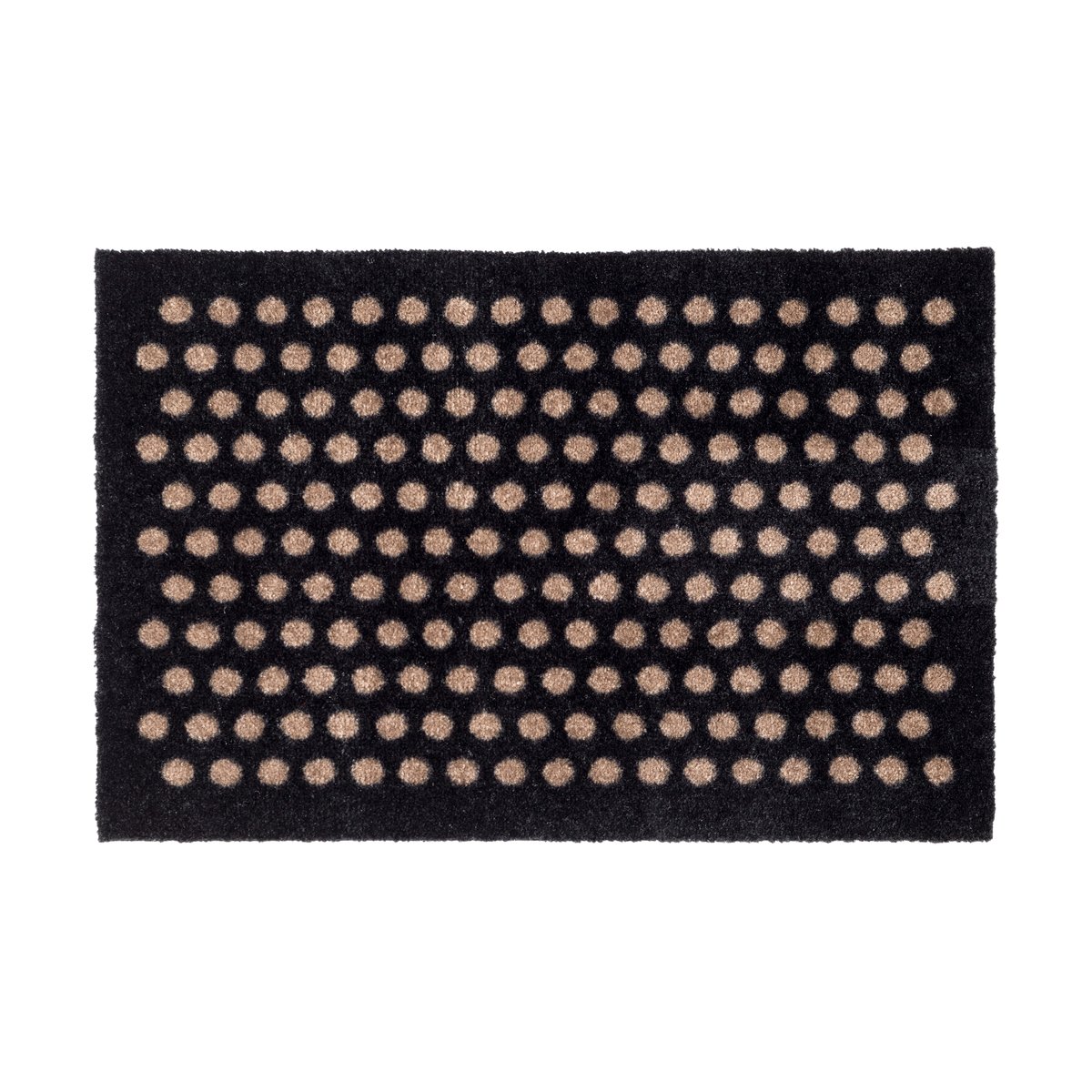 tica copenhagen Dots ovimatto Black-sand 40 x 60 cm