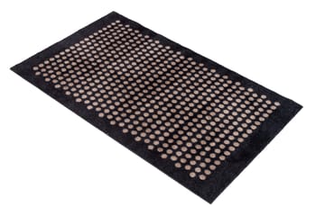 Dots ovimatto - Black-sand, 60 x 90 cm - tica copenhagen