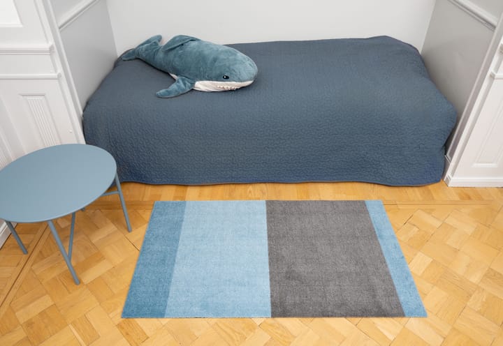 Stripes by tica, vaakasuuntainen, käytävämatto, Blue-steel grey, 67 x 120 cm tica copenhagen