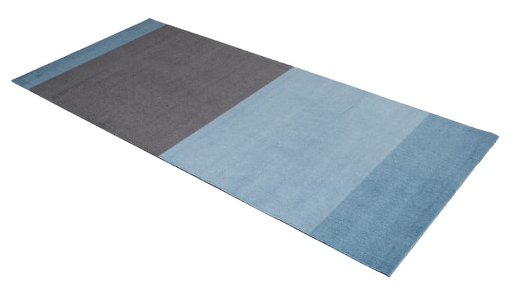 Stripes by tica, vaakasuuntainen, käytävämatto, Blue-steel grey, 90 x 200 cm tica copenhagen