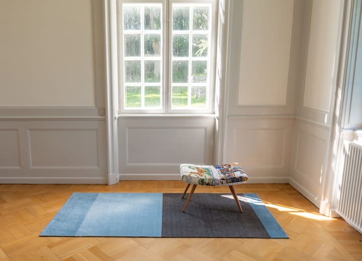 Stripes by tica, vaakasuuntainen, käytävämatto, Blue-steel grey, 90 x 200 cm tica copenhagen