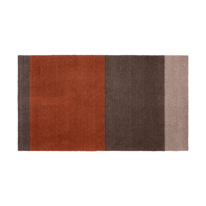 Stripes by tica, vaakasuuntainen, käytävämatto - Brown-terrakotta, 67 x 120 cm - tica copenhagen