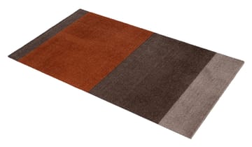 Stripes by tica, vaakasuuntainen, käytävämatto - Brown-terrakotta, 67 x 120 cm - tica copenhagen