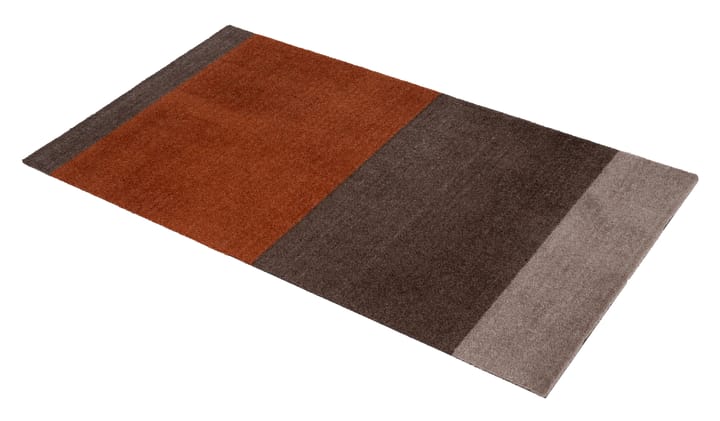 Stripes by tica, vaakasuuntainen, käytävämatto - Brown-terrakotta, 67 x 120 cm - tica copenhagen