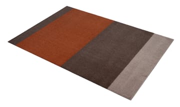 Stripes by tica, vaakasuuntainen, käytävämatto - Brown-terrakotta, 90 x 130 cm - tica copenhagen