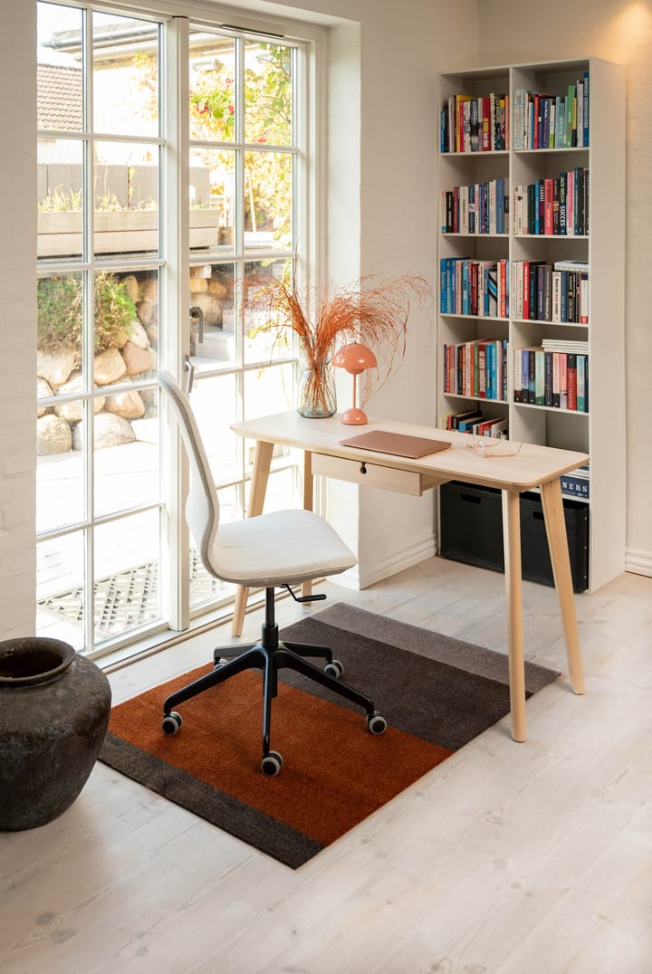 Stripes by tica, vaakasuuntainen, käytävämatto, Brown-terrakotta, 90 x 130 cm tica copenhagen