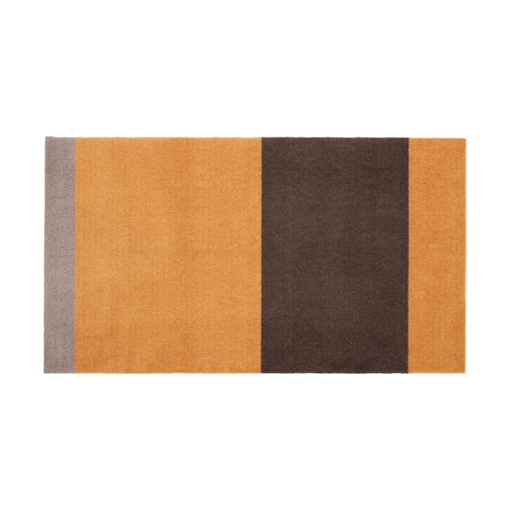 Stripes by tica, vaakasuuntainen, käytävämatto - Dijon-brown-sand, 67 x 120 cm - Tica copenhagen