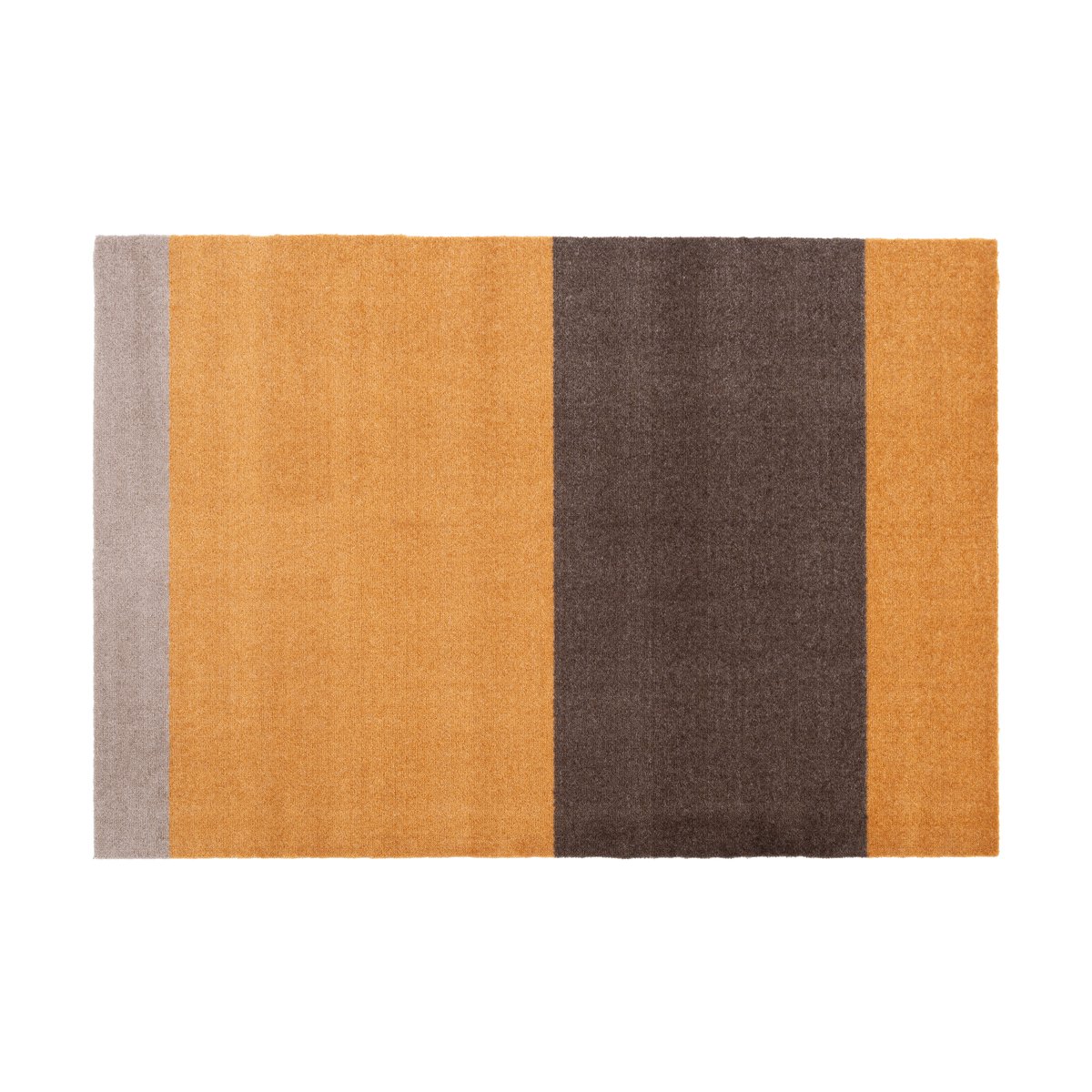 tica copenhagen Stripes by tica vaakasuuntainen käytävämatto Dijon-brown-sand 90 x 130 cm