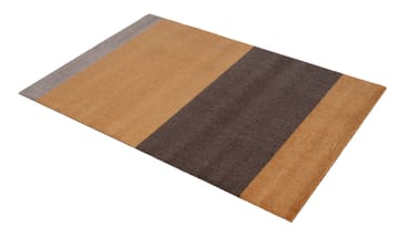 Stripes by tica, vaakasuuntainen, käytävämatto - Dijon-brown-sand, 90 x 130 cm - tica copenhagen