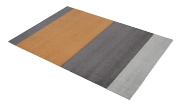 Stripes by tica, vaakasuuntainen, käytävämatto - Grey-grey-dijon, 90 x 130 cm - tica copenhagen