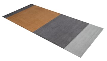 Stripes by tica, vaakasuuntainen, käytävämatto - Grey-grey-dijon, 90 x 200 cm - tica copenhagen