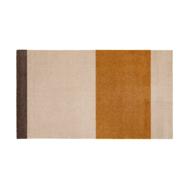 Stripes by tica, vaakasuuntainen, käytävämatto - Ivory-dijon-brown, 67 x 120 cm - tica copenhagen