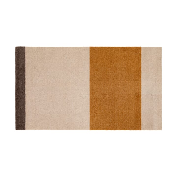 Stripes by tica, vaakasuuntainen, käytävämatto - Ivory-dijon-brown, 67 x 120 cm - Tica copenhagen