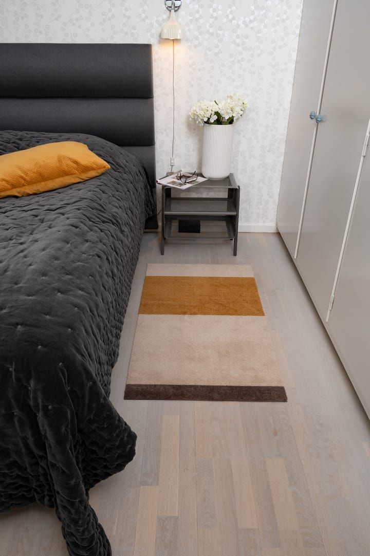 Stripes by tica, vaakasuuntainen, käytävämatto, Ivory-dijon-brown, 67 x 120 cm tica copenhagen