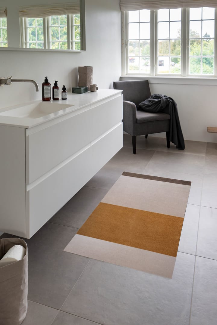 Stripes by tica, vaakasuuntainen, käytävämatto, Ivory-dijon-brown, 67 x 120 cm tica copenhagen