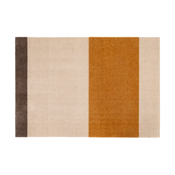 Stripes by tica, vaakasuuntainen, käytävämatto - Ivory-dijon-brown, 90 x 130 cm - Tica copenhagen