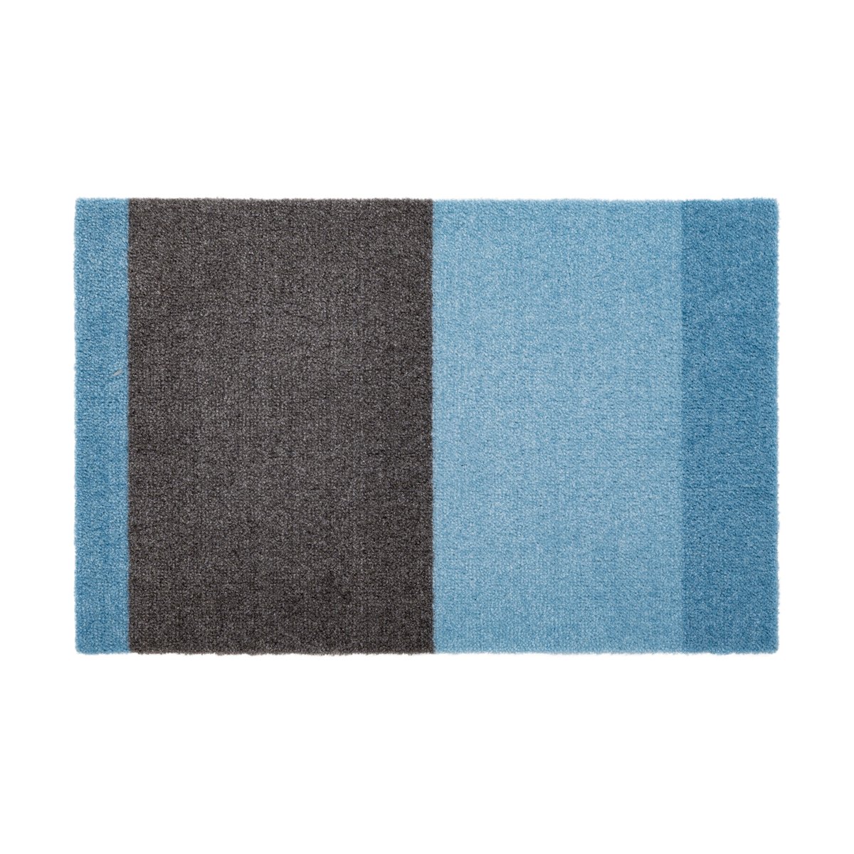 tica copenhagen Stripes by tica vaakasuuntainen ovimatto Blue-steel grey 40 x 60 cm
