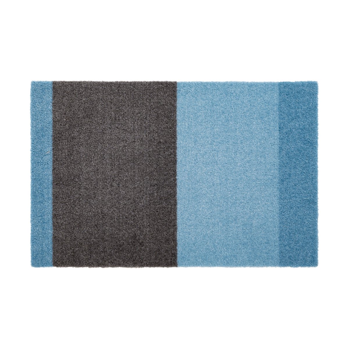 tica copenhagen Stripes by tica, vaakasuuntainen, ovimatto Blue-steel grey, 40 x 60 cm