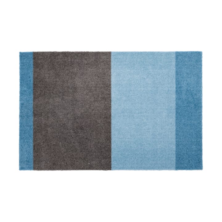 Stripes by tica, vaakasuuntainen, ovimatto - Blue-steel grey, 60 x 90 cm - tica copenhagen