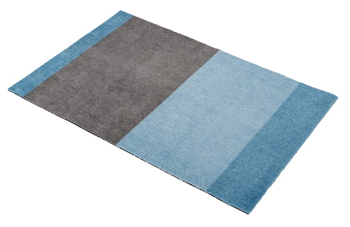 Stripes by tica, vaakasuuntainen, ovimatto - Blue-steel grey, 60 x 90 cm - tica copenhagen