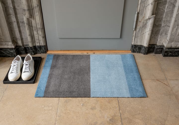Stripes by tica, vaakasuuntainen, ovimatto, Blue-steel grey, 60 x 90 cm tica copenhagen