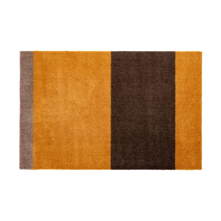 Stripes by tica, vaakasuuntainen, ovimatto - Dijon-brown-sand, 60 x 90 cm - Tica copenhagen