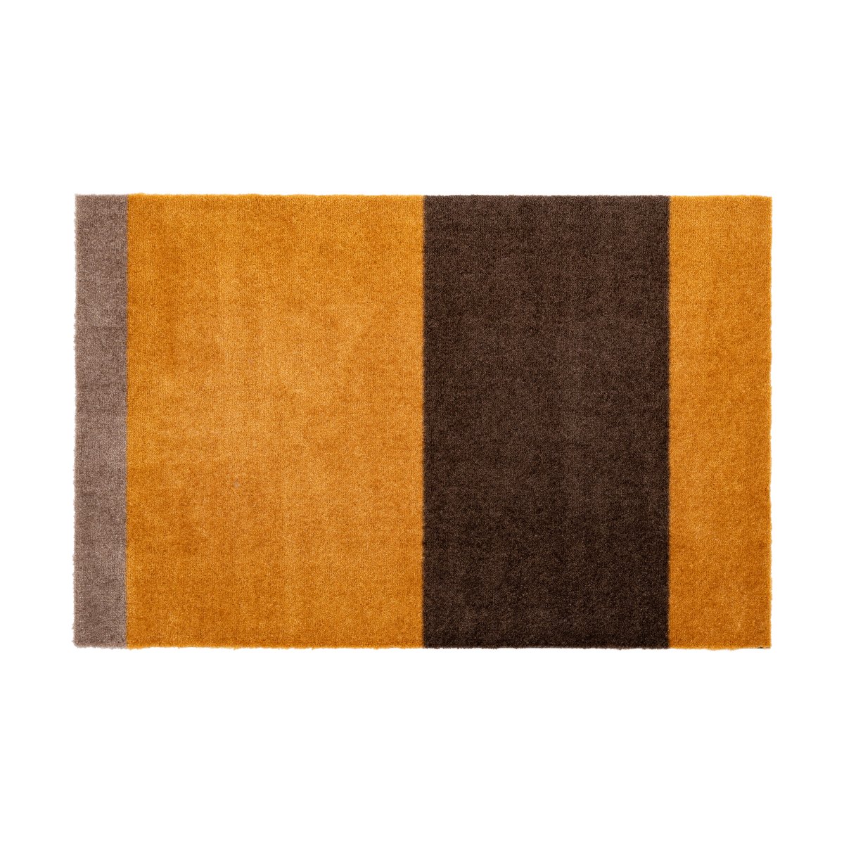 tica copenhagen Stripes by tica vaakasuuntainen ovimatto Dijon-brown-sand 60 x 90 cm
