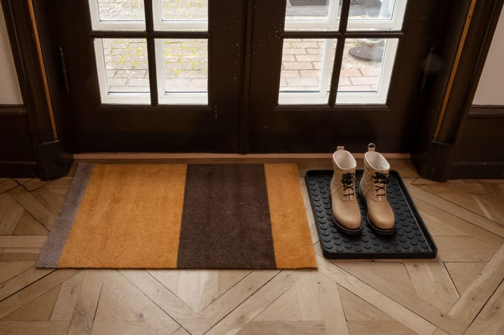 Stripes by tica, vaakasuuntainen, ovimatto, Dijon-brown-sand, 60 x 90 cm tica copenhagen