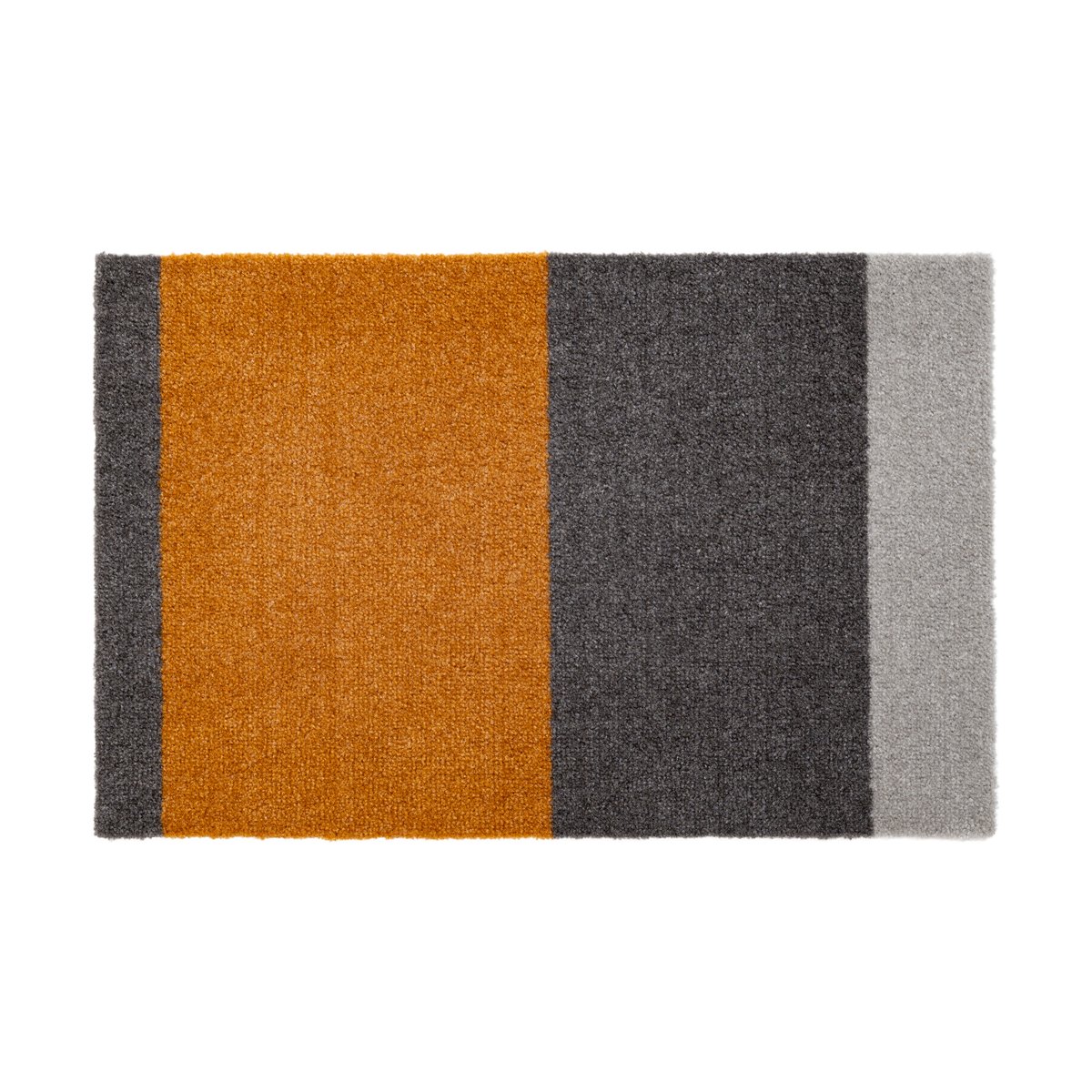 tica copenhagen Stripes by tica vaakasuuntainen ovimatto Grey-grey-dijon 40 x 60 cm