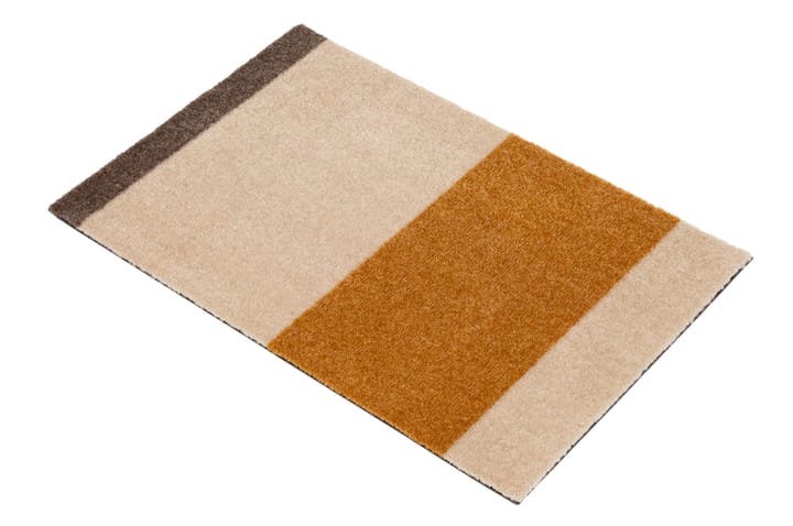 Stripes by tica, vaakasuuntainen, ovimatto - Ivory-dijon-brown, 40 x 60 cm - tica copenhagen