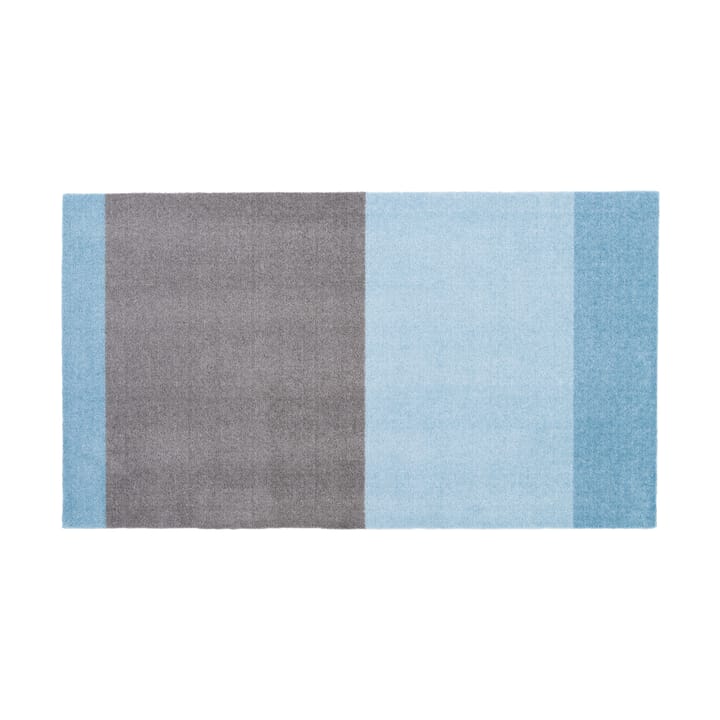 Stripes käytävämatto vaakasuuntainen - Blue-steel grey, 67 x 120 cm - Tica copenhagen