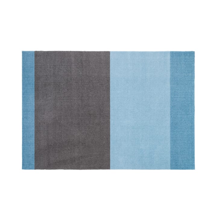 Stripes käytävämatto vaakasuuntainen - Blue-steel grey, 90 x 130 cm - Tica copenhagen