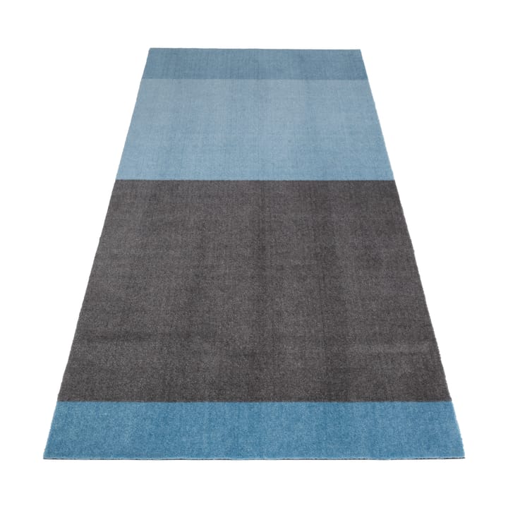 Stripes käytävämatto vaakasuuntainen - Blue-steel grey, 90 x 200 cm - Tica copenhagen