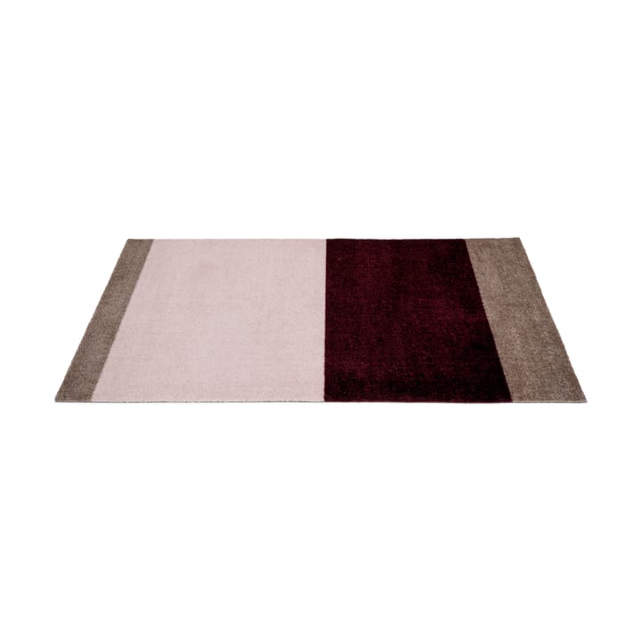 Stripes käytävämatto vaakasuuntainen, Bordeaux-rose-sand, 67x120 cm tica copenhagen