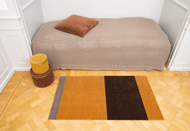 Stripes käytävämatto vaakasuuntainen, Dijon-brown-sand, 67 x 120 cm tica copenhagen