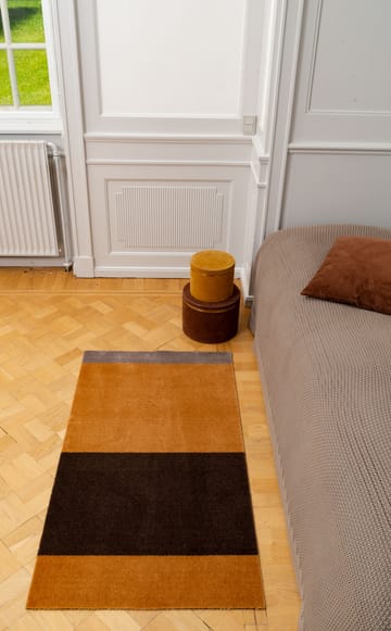 Stripes käytävämatto vaakasuuntainen - Dijon-brown-sand, 67 x 120 cm - tica copenhagen