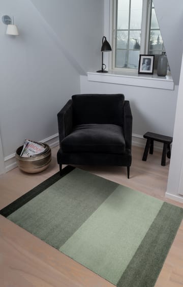 Stripes käytävämatto vaakasuuntainen - Green, 90 x 130 cm - tica copenhagen