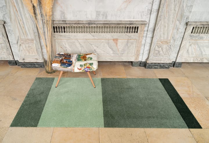 Stripes käytävämatto vaakasuuntainen, Green, 90 x 200 cm tica copenhagen