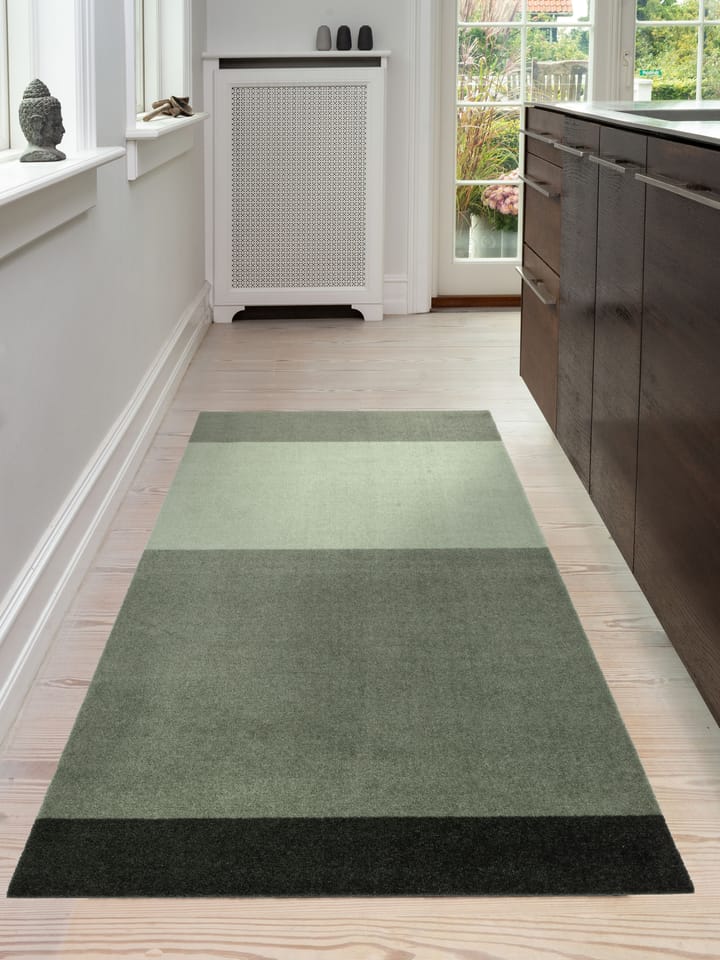 Stripes käytävämatto vaakasuuntainen, Green, 90 x 200 cm tica copenhagen