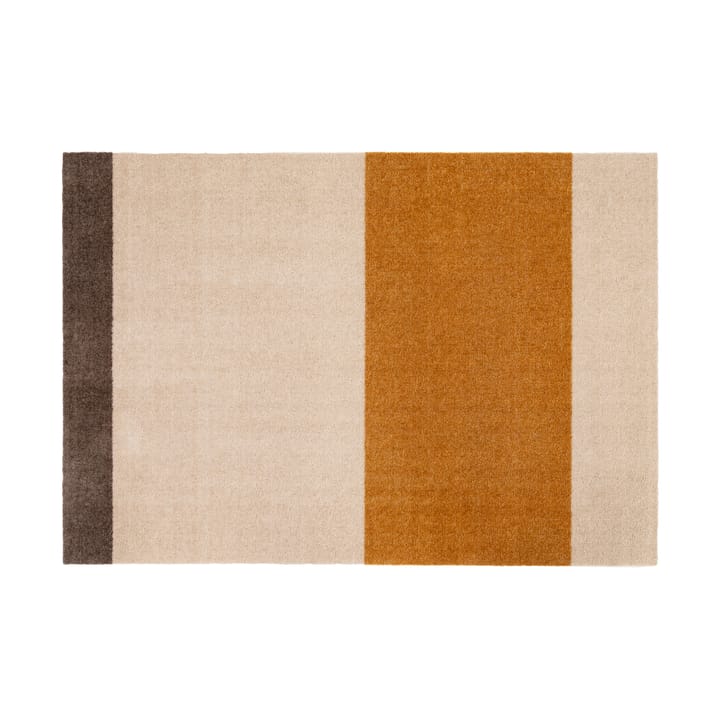 Stripes käytävämatto vaakasuuntainen - Ivory-dijon-brown, 90 x 130 cm - Tica copenhagen