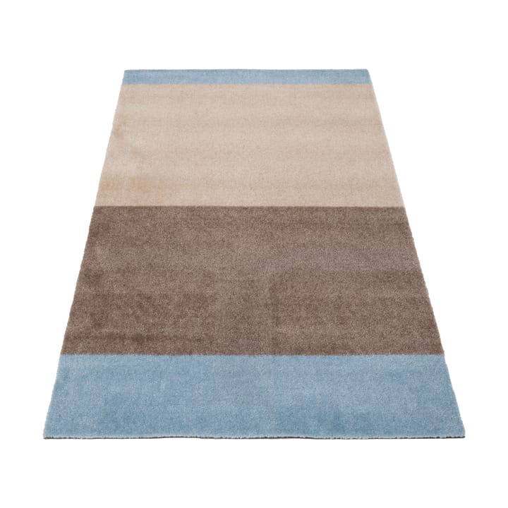 Stripes käytävämatto vaakasuuntainen - Ivory-sand-blue, 67x120 cm - Tica copenhagen