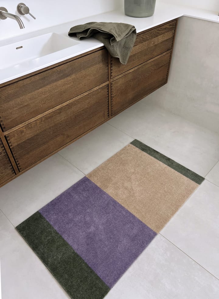 Stripes käytävämatto vaakasuuntainen, Lilac-ivory-green, 67x120 cm tica copenhagen